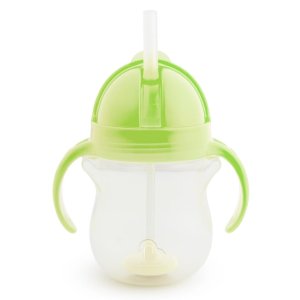 Munchkin Click Lock Tip & Sip Weighted Straw Cup Green