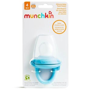 Munchkin Silicone Baby Food Feeder Blue