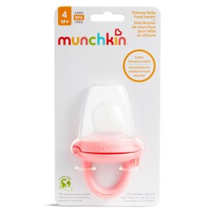 Munchkin Silicone Baby Food Feeder Pink