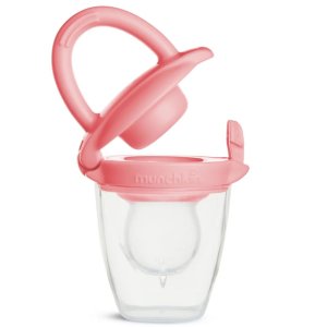Munchkin Silicone Baby Food Feeder Pink