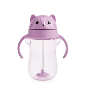 Munchkin Tip & Sip Cup Domestic Animal Pink Cat