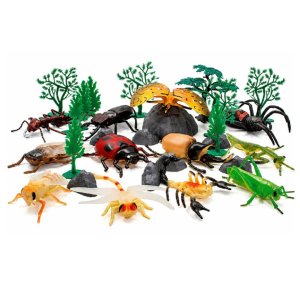 Open Ended Insects & Lizards Playset 30 Pcs