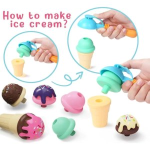 Open Ended Scoop And Serve Icecream Shop Set (20 Pieces)