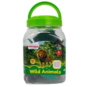 Open Ended Wild Animals Playset 30 Pcs