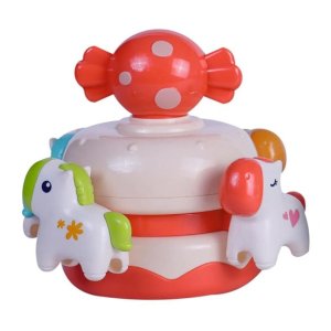 Puchi Educational Wind-Up Carousel Music Box