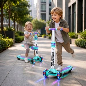 R for Rabbit Road Runner Stellar Duo 2in1 Kick Scooter with Removable Seat SRRRSDGP17