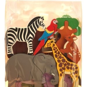 Santoi Wooden Animal Play Set