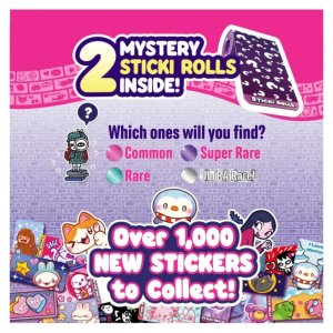 TF Sticki Rolls Sticki Bands 70 New Stickers Inside Series 2 Pink