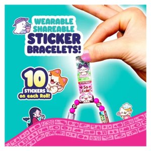 TF Sticki Rolls Sticki Bands 70 New Stickers Inside Series 2 Red