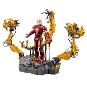 ZD Toys Marvel The Infinity Saga Ironman Mark IV Suit-up Gantry