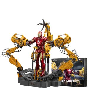 ZD Toys Marvel The Infinity Saga Ironman Mark IV Suit-up Gantry