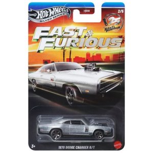 Hot Wheels Silver Series Fast & Furious 1970 Dodge Charger R/T JKX21