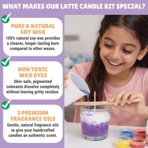 Kalakaram Latte Candle Making Kit
