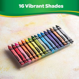 Crayola Luxor Jumbo Triangular Wax Crayons 16 Shades