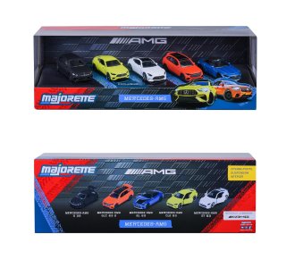 Majorette Mercedes AMG Car Set (5 Cars)