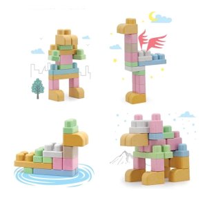 Mijoy Rich Husk Toy Blocks Dinosaur & Animal