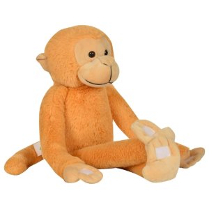 Mirada 52cm Hanging Monkey Soft Toy Brown
