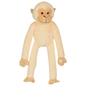 Mirada 52cm Hanging Monkey Soft Toy Butter Yellow