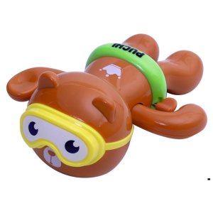 Puchi Baby Bath Swimming Toy Brown