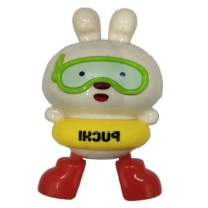 Puchi Baby Bath Swimming Toy White