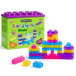 Scoobies Build-A-Squish Soft Blocks 32 Pices
