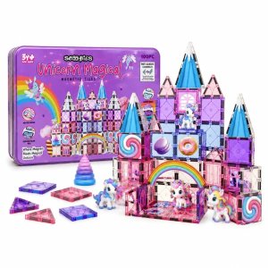 Scoobies Unicorn Magical Magnetic Tiles