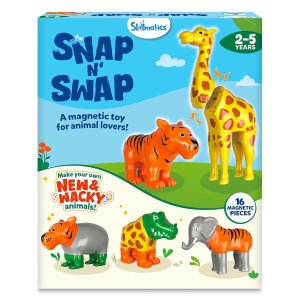 Skillmatics Snap N' Swap Magnetic Animal Toy
