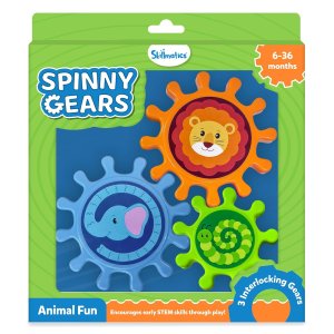 Skillmatics Spinny Gears Animal Fun Toy