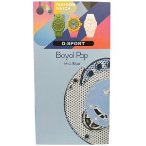 Boyol Pop D-Sport Fashion Watch Mist Blue