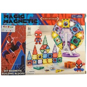 TF DIY Magic Magnetic Building Blocks Spiderman