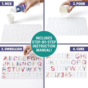 Kalakaram 17in1 Resin Art Kit Alphabet Edition