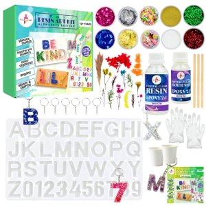 Kalakaram 17in1 Resin Art Kit Alphabet Edition