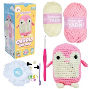 Kalakaram Let's Crochet Cuddly Critters Penguin Kit