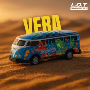 L.O.T Cars Vera Bus Blue