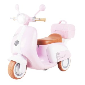 Little Rides Kids Classic Scooter Pink Rechargeable Battery Operated Ride On