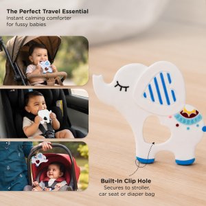 Mee Mee EllieBite Food Grade Silicone Baby Comforter & Teether