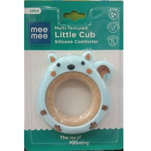 Mee Mee Little Cub Silicone Baby Teether Blue
