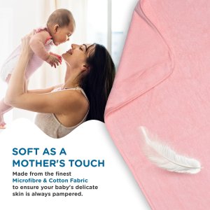 Mee Mee Soft Absorbent Baby Towel Pink