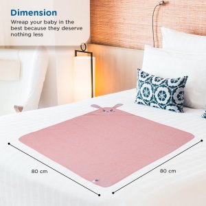Mee Mee Soft Absorbent Baby Towel Pink