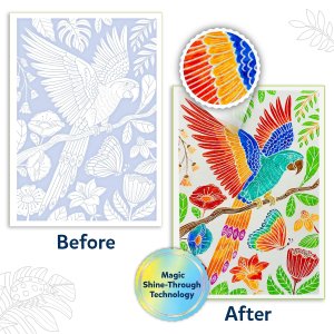 Skillmatics Paint-Over Art Amazing Animals