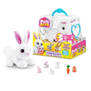 Zuru Pets Alive Mama Bunny & Baby Surprise Toy